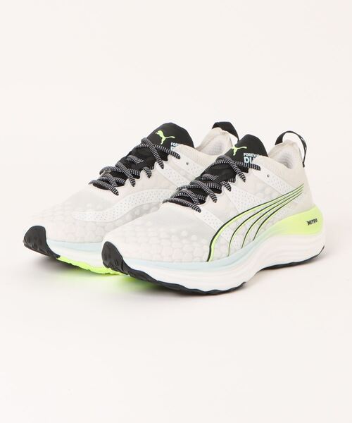 スニーカー ^PUMA^ Forever Run Nitro Grapefruit Apple 37775727 377757-27 PUMA公式】ウィメンズ フォーエバーラン ニトロ ランニングシューズ