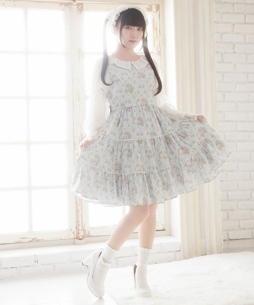 mellfy memory ・ charm me floral ワンピース Charm me floralワンピース – mellfy memory