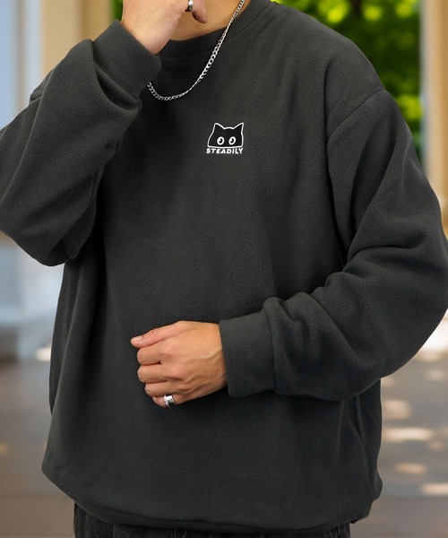 フリース トレーナー BURNER（バーナー） トレーナー スウェット 「GROOVY STORE」デザイン