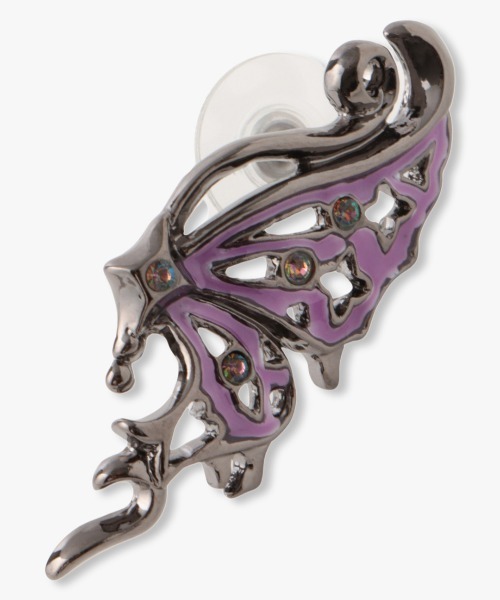 【ANNA SUI】即対応 バタフライモチーフ ピアス ANNA SUI ピアス クローバー＆バタフライモチーフ レディース