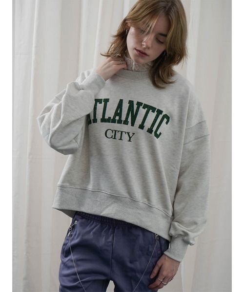 トレーナー スウェット COLLEGE LOGO SWEAT レディース
