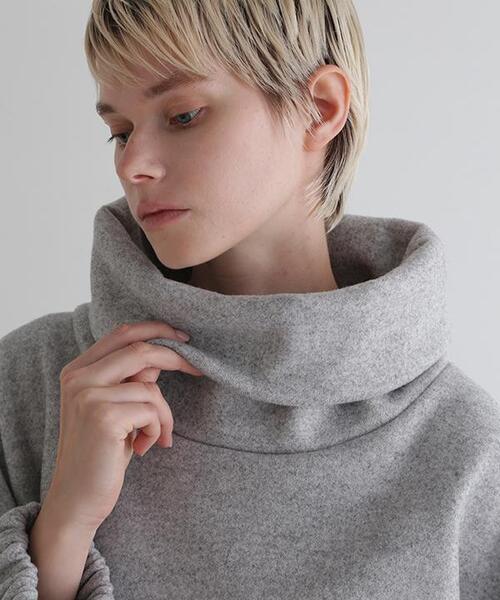 LE PHIL（ル フィル） tシャツ ニードルパンチジャージーハイネック