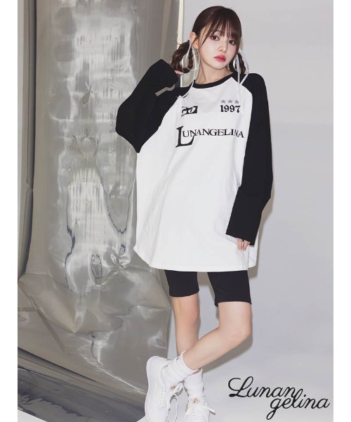 tシャツ Logo Raglan L/S Tee レディース