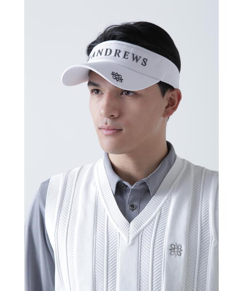 St ANDREWS サンバイザー 「St ANDREWS」TPUロゴバイザー (UNISEX