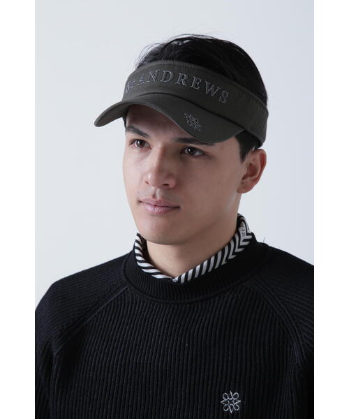 St ANDREWS サンバイザー 「St ANDREWS」TPUロゴバイザー (UNISEX