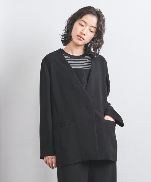 新品タグ付き　UNITEDARROWS　ジャケットS　¥16,500　ブラック ユナイテッドアローズ zozo（UNITED ARROWS／レディースその他