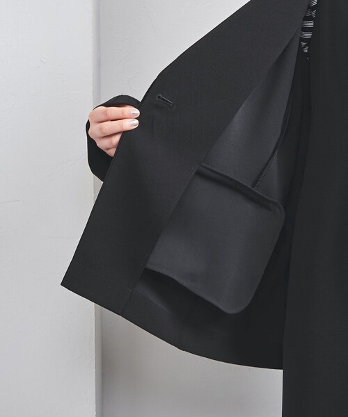 UNITED ARROWS ジャケット ノーカラージャケット COMFY Vノー