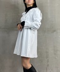 パーティードレス ワンピース 肩フリル Vネッ...の詳細画像5