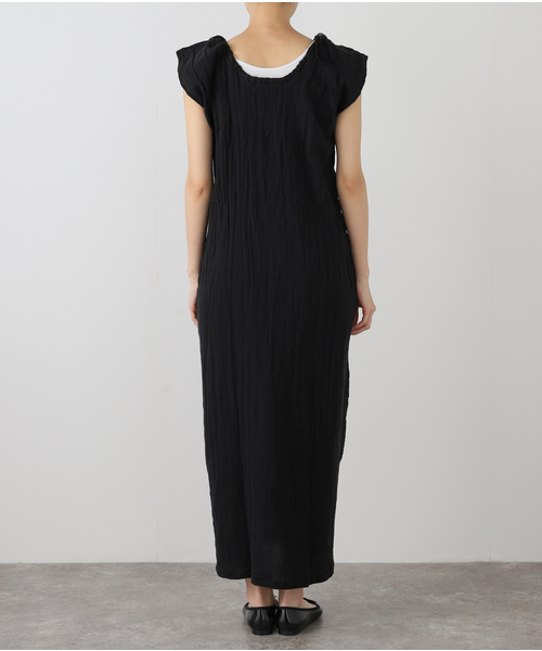 baserange Max Dress Crinkle Linen ワンピース Baserange Max dress - Crinkle Linen – kyo journal