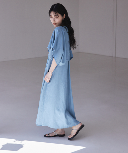 qualite（カリテ） ワンピース 「襟取り外し可能」2WAYボレロ