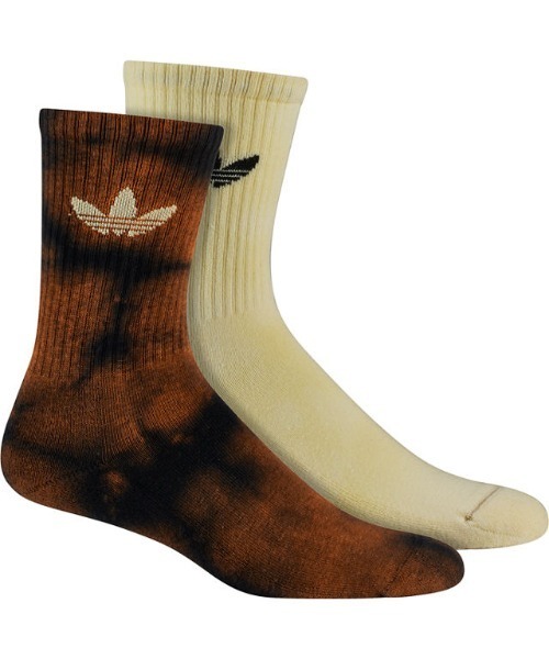 adidas 靴下 アシッドウォッシュ クルーソックス 2足組