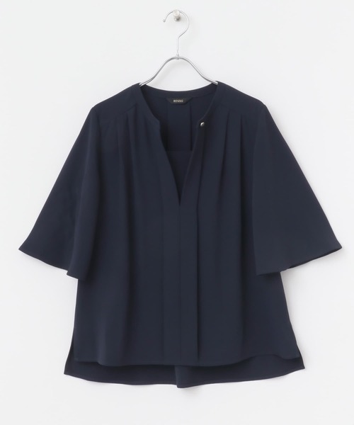 2WAYウォッシャブルフレアスリーブブラウス ブラウス シャツ 2WAYウォッシャブルフレアスリーブブラウス