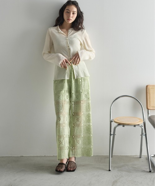 パンツ Ry セミワイド】ドライタッチパンツ【SALE】 FTXL13 :レディース