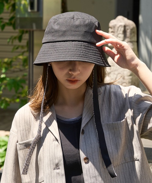 moz（モズ） キャップ 帽子 「MOZ」171-0023 リボンバケットハット