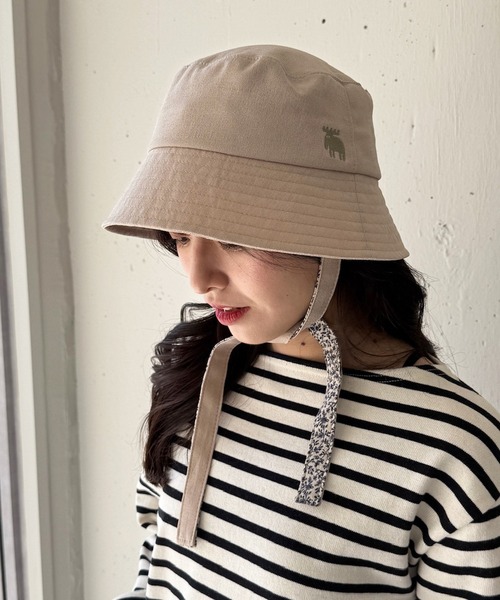 moz（モズ） キャップ 帽子 「MOZ」171-0023 リボンバケットハット