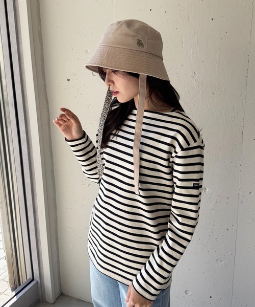 moz（モズ） キャップ 帽子 「MOZ」171-0023 リボンバケットハット