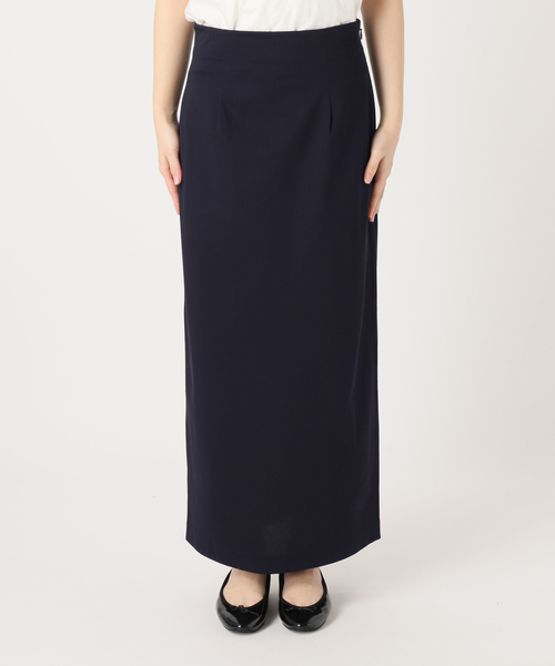 25SS SLOBE IENA 《接触冷感トリコットタイトスカートネイビー36 25SS SLOBE IENA 《接触冷感トリコットタイトスカートネイビー36