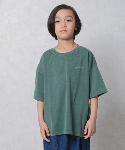 ZIーON（ジーオン） tシャツ キッズ ピグメント染 オーバーサイズ半袖T