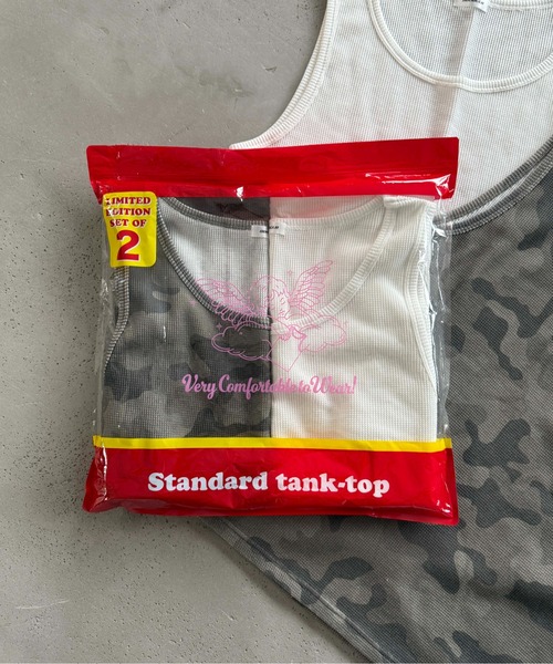 専用 2点セット！ダルク ロック タンクトップ タンクトップ パック入りタンクトップ「2枚SET」 メンズ