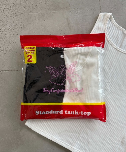 タンクトップ パック入りタンクトップ「2枚SET」 メンズ
