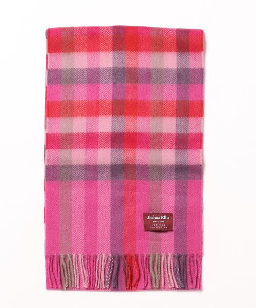 Joshua Ellis（ジョシュアエリス） マフラー FREE ピンク レディース