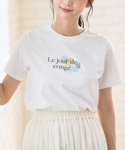 Honeys tシャツ 「ハニさら・接触冷感・UVカット」ロゴ