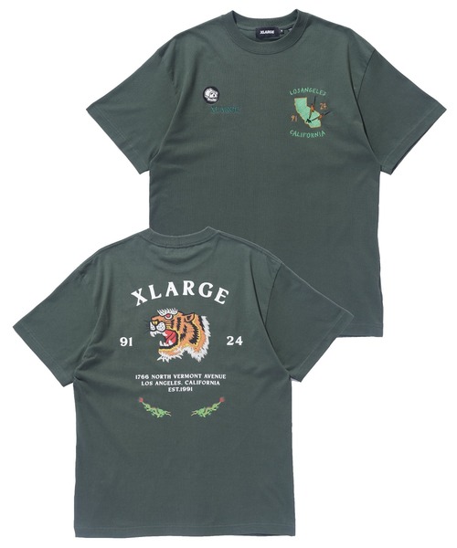 XLARGE ビジュアル テクノロジーズ 半袖 Tシャツ 送料込 CHILLAX チラックス キッズ Tシャツ 半袖 バンド風 ピグメント