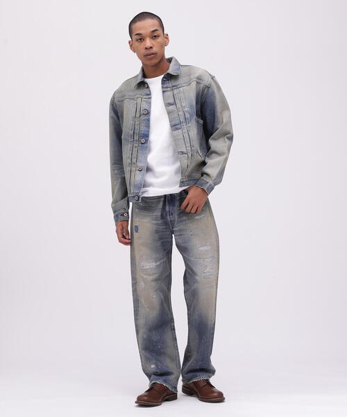AVIREX デニムジャケット gジャン 「TFQP」1st TYPE DENIM