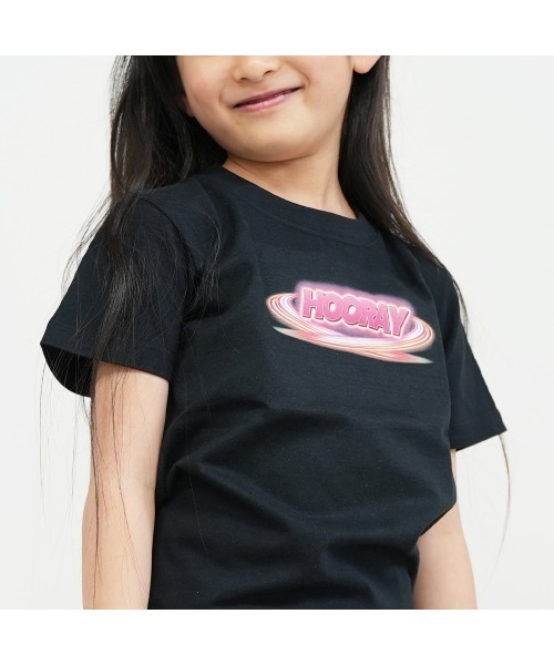 tシャツ ピンクHoorayロゴ キッズ Tシャツ キッズ 子供服 女の子 | ブランド登録なし | 02
