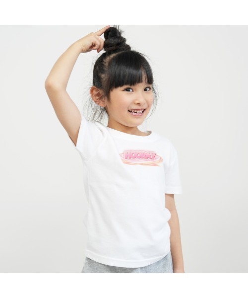 tシャツ ピンクHoorayロゴ キッズ Tシャツ キッズ 子供服 女の子 | ブランド登録なし | 12