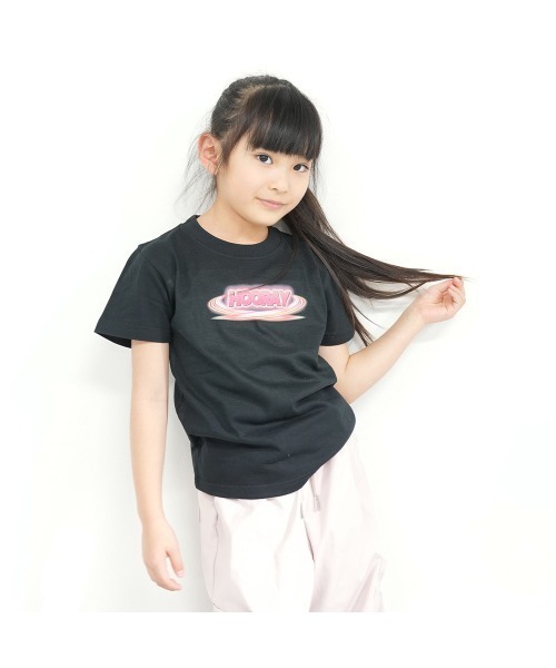 tシャツ ピンクHoorayロゴ キッズ Tシャツ キッズ 子供服 女の子 | ブランド登録なし | 22