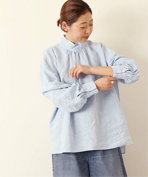 「JOURNAL STANDARD LUXE」 長袖ブラウス - ブルー レディース