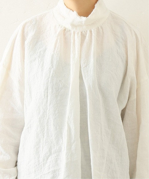 「JOURNAL STANDARD LUXE」 長袖ブラウス - ブルー レディース JOURNAL STANDARD LUXE 「JOURNAL LUXE」 長袖ブラウス - ブルー