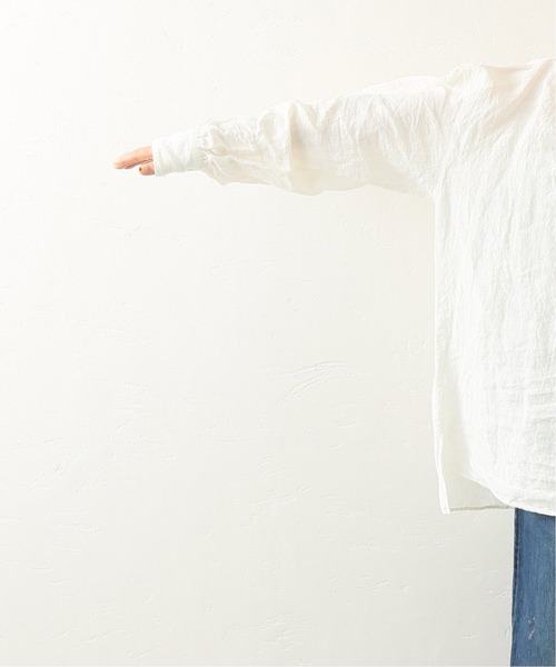 「JOURNAL STANDARD LUXE」 長袖ブラウス - ブルー レディース JOURNAL STANDARD LUXE 「JOURNAL LUXE」 長袖ブラウス - ブルー