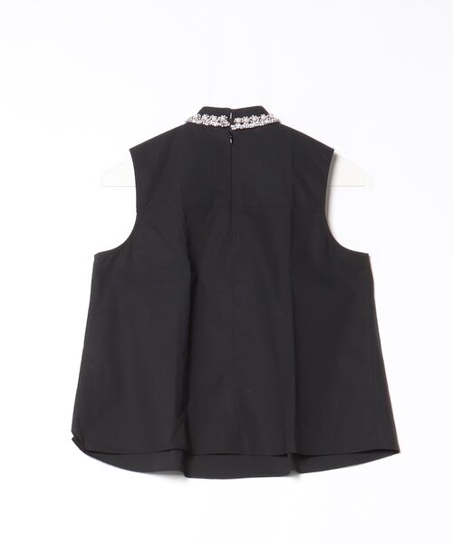 「GRACE CONTINENTAL」 ノースリーブブラウス 36 ブラック レディース GRACE CONTINENTAL 「GRACE CONTINENTAL」 ノースリーブブラウス
