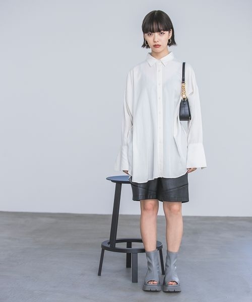 「JEANASIS」 長袖シャツ FREE ピンク レディース JEANASIS 「JEANASIS」 長袖シャツ FREE ピンク レディース