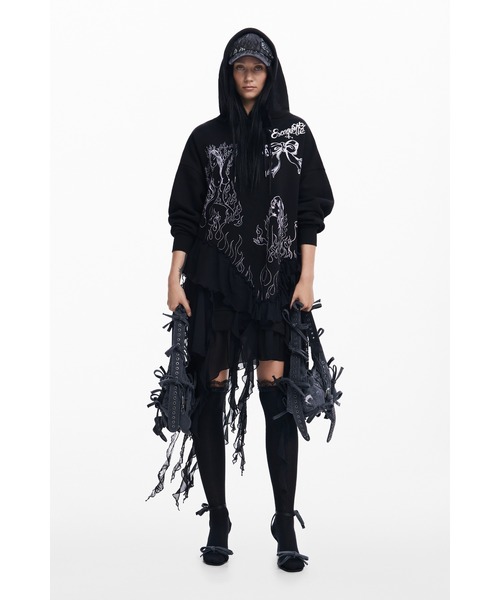 デシグアル× マリア・エスコテ　ワンピース Sサイズ コラボ限定　長袖 デシグアル× マリア・エスコテ ワンピース Sサイズ コラボ限定 長袖