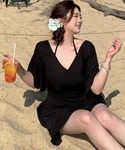 水着 体型カバー レディース水着 2WAYカシ...の詳細画像4