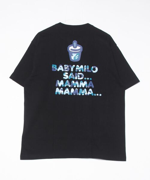 A BATHING APE × モンスト コラボ Tシャツ ABAY MILO A BATHING APE® Babies Milo All Friends Baby Milo Tee | Bape