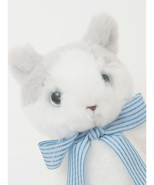 PINK HOUSE ブローチ ねこと子ペンギンぬいぐるみコサージュ