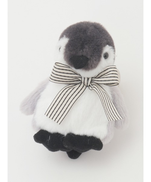 PINK HOUSE ブローチ ねこと子ペンギンぬいぐるみコサージュ