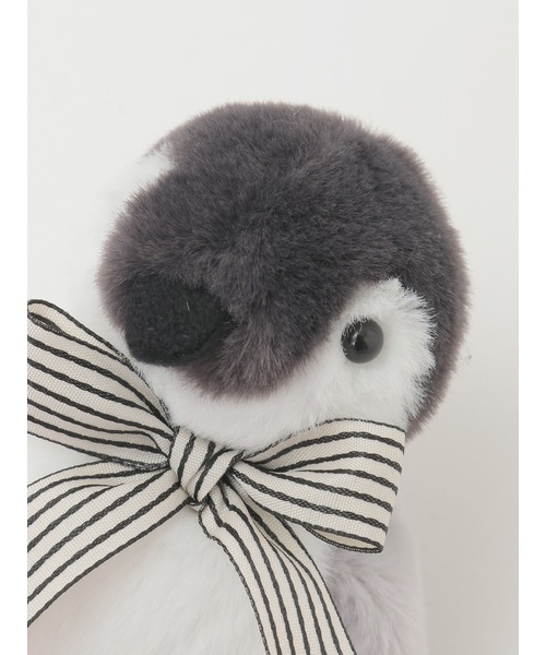 期間限定出品、新品タグつき、ピンクハウスペンギンコサージュ ねこと子ペンギンぬいぐるみコサージュ（ブローチ/コサージュ
