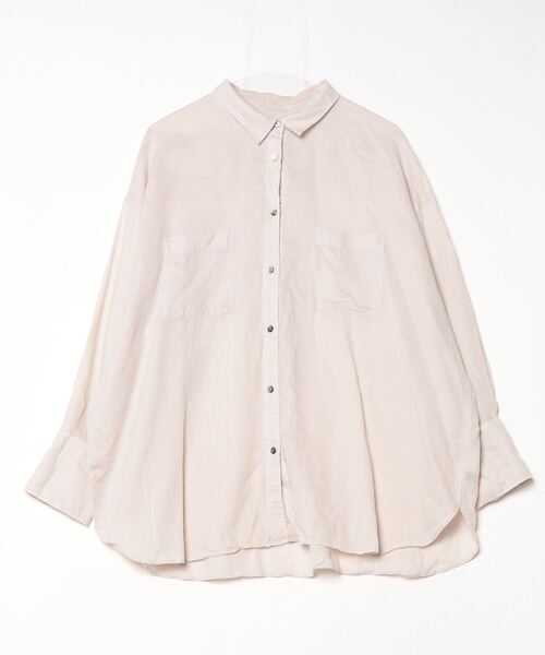 「UNTITLED」 長袖シャツ 48 ライトベージュ レディース