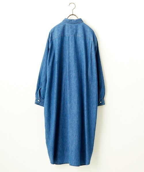 Danton 「DANTON」 シャツワンピース 36 ブルー レディース