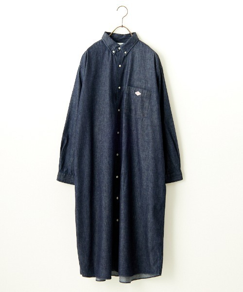 Danton 「DANTON」 シャツワンピース 36 ブルー レディース