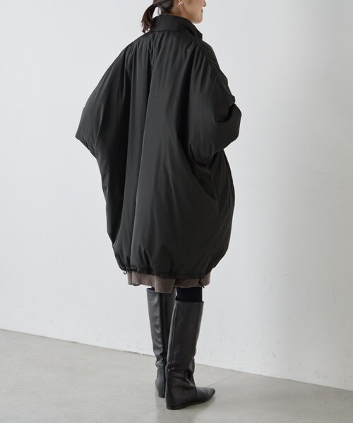BEARDSLEY ポンチョ 中綿BIGポンチョコート レディース