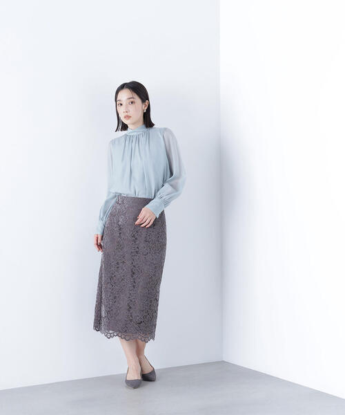 NATURAL BEAUTY BASIC ブラウス シャツ 「WEB限定カラー：ピンク