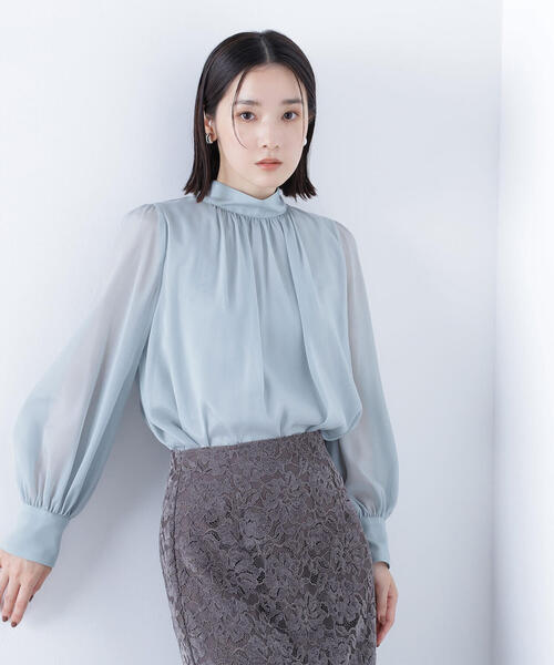 NATURAL BEAUTY BASIC ブラウス シャツ 「WEB限定カラー：ピンク