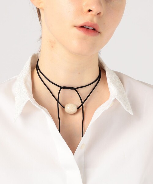 ANNIKA INEZ（アニカイネズ） ネックレス Annika Ine Stone Ellipse L 