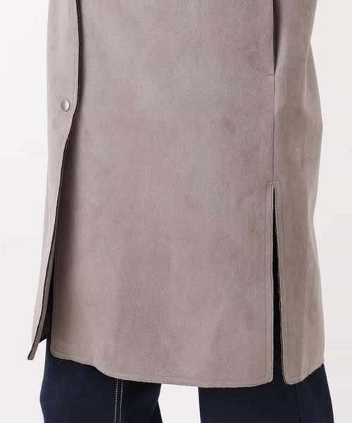 MK MICHEL KLEIN（エムケー ミッシェルクラン） ノーカラーコート